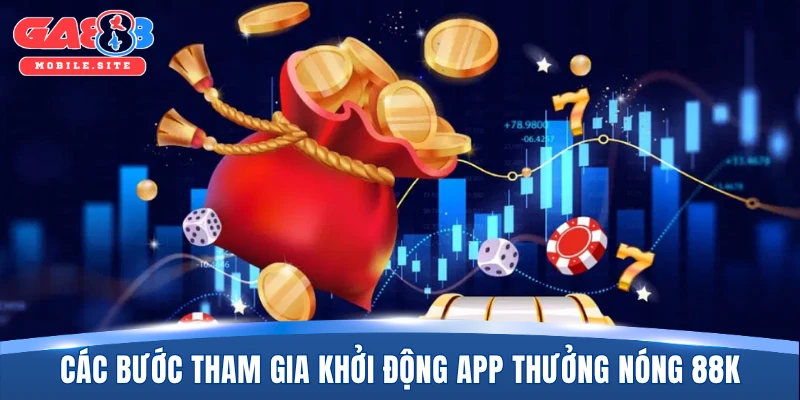 Khởi Động App Thưởng Nóng 88K - Ưu Đãi Đặc Biệt Cho Newbie 1 Các bước tham gia khởi động app thưởng nóng 88K