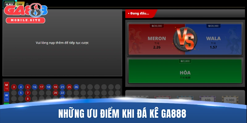 Những ưu điểm khi đá kê GA888 